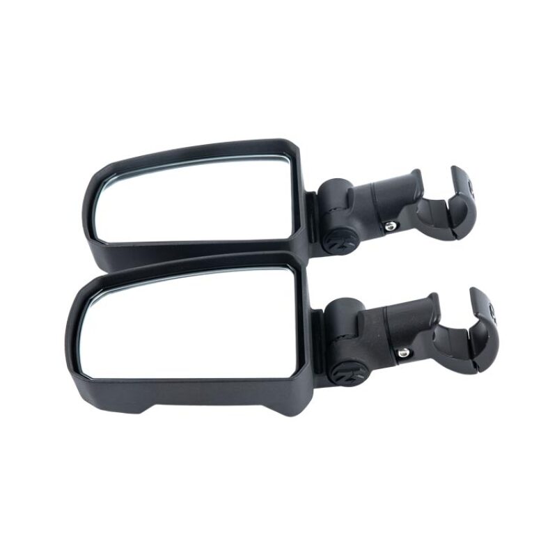 Seizmik Pursuit Side-View Mirror Pair — Adjustable 1.75–2-inch Round-Tube Clamps