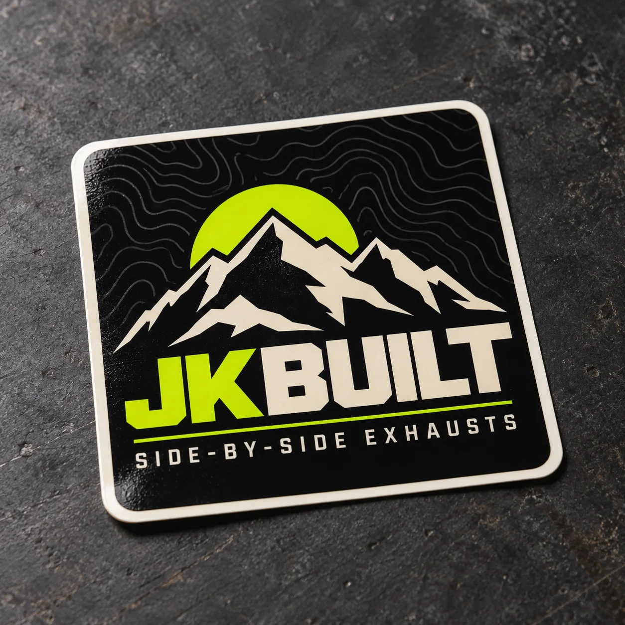 JKBuilt Sticker — Soft Launch